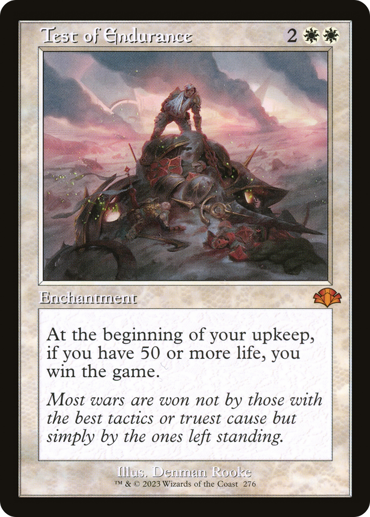 Test of Endurance (DMR-276) - [Dominaria Remastered]