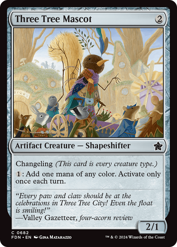 Three Tree Mascot (FDN-682) - [Foundations]
