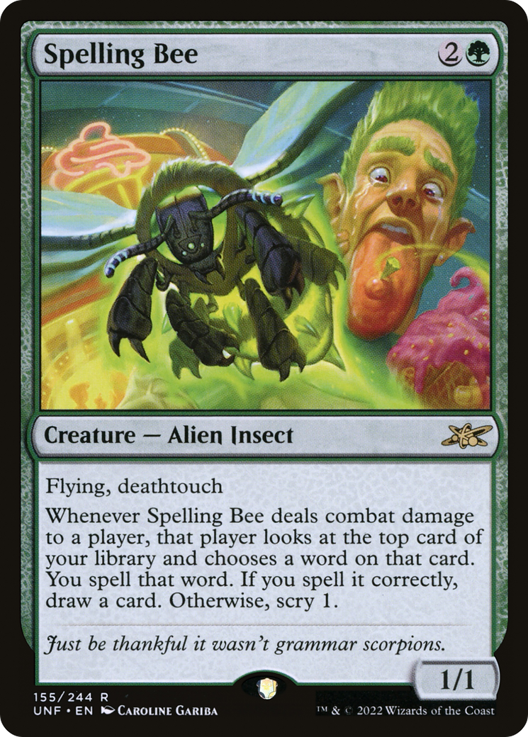 Spelling Bee (UNF-155) - [Unfinity] Foil