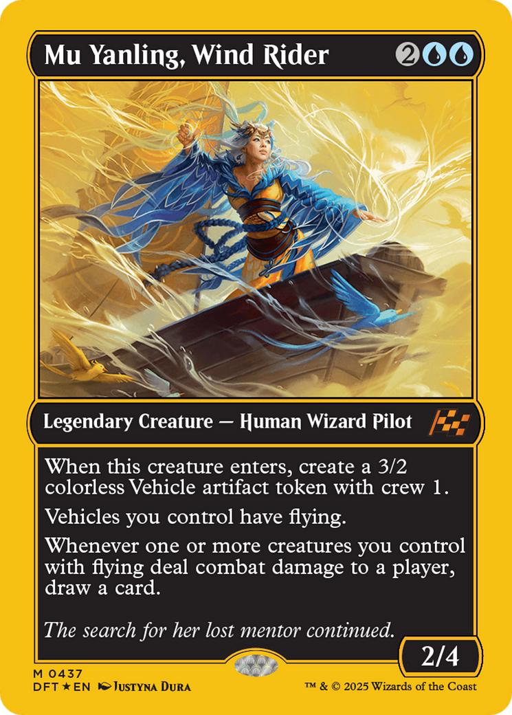 Mu Yanling, Wind Rider (DFT-437) - [Aetherdrift] Foil