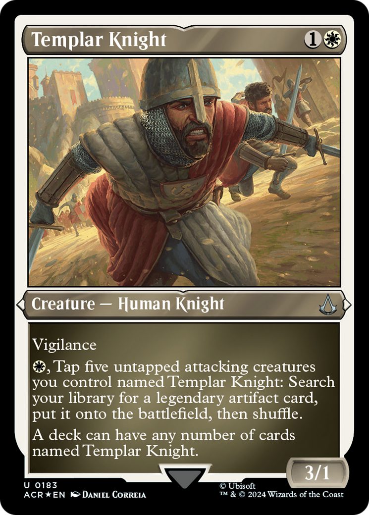 Templar Knight (ACR-183) - [Assassin's Creed] Etched Foil