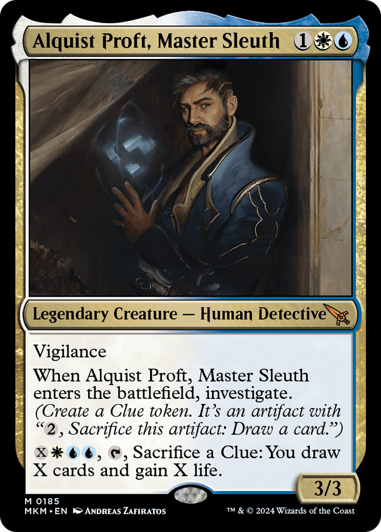 Alquist Proft, Master Sleuth (MKM-185) - [Murders at Karlov Manor] Foil