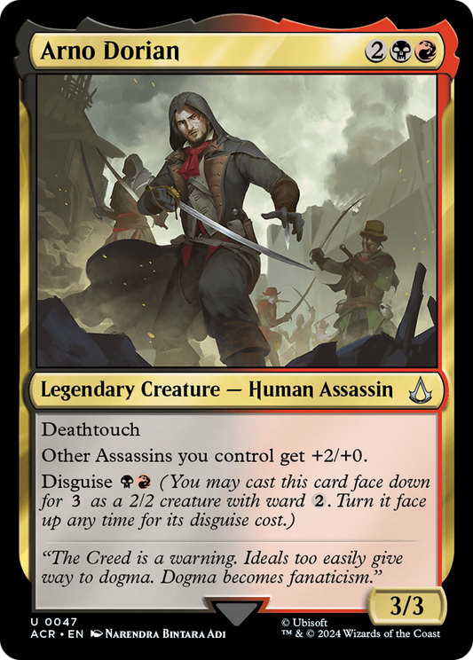 Arno Dorian (ACR-047) - [Assassin's Creed] Feuille 