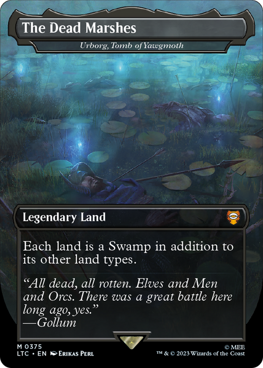 Urborg, Tomb of Yawgmoth (LTC-375) - [Tales of Middle-earth Commander] / The Dead Marshes (Borderless) Foil