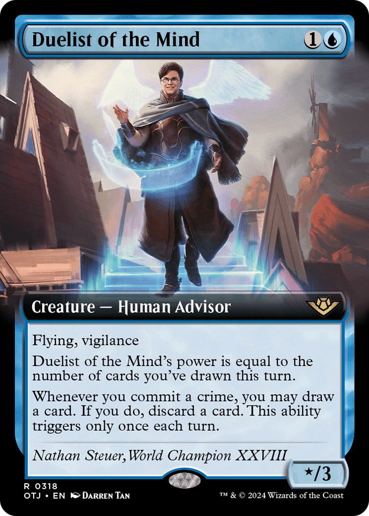 Duelliste de l'esprit (OTJ-318) - [Outlaws of Thunder Junction] : (Extended Art) Foil 