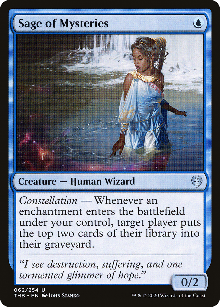 Sage of Mysteries (THB-062) - [Theros Beyond Death] Foil