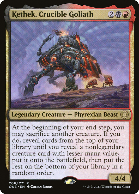 Kethek, Crucible Goliath (ONE-206) - [Phyrexia: All Will Be One] Foil