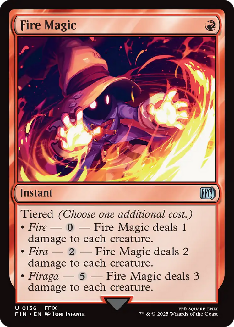 Fire Magic (FIN-136) - [FINAL FANTASY] Foil