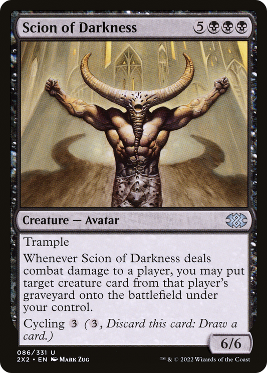 Scion of Darkness (2X2-086) - [Double Masters 2022] Foil