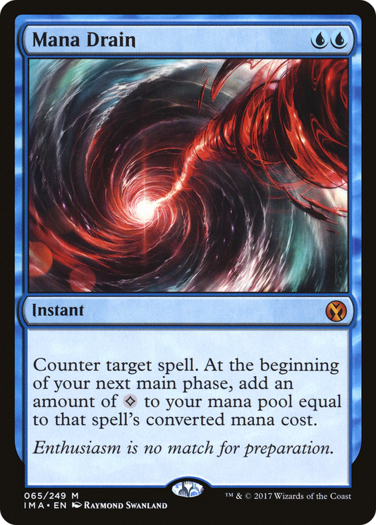 Mana Drain (IMA-065) - [Iconic Masters] Foil
