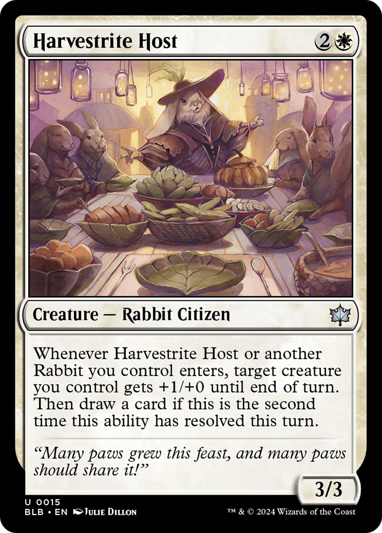 Harvestrite Host (BLB-015) - [Bloomburrow] Foil