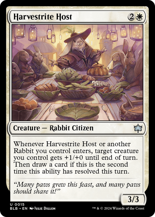 Harvestrite Host (BLB-015) - [Bloomburrow] Foil