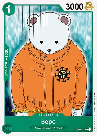 Bepo [Super Deck de Démarrage Pré-Release : Pire Génération] 