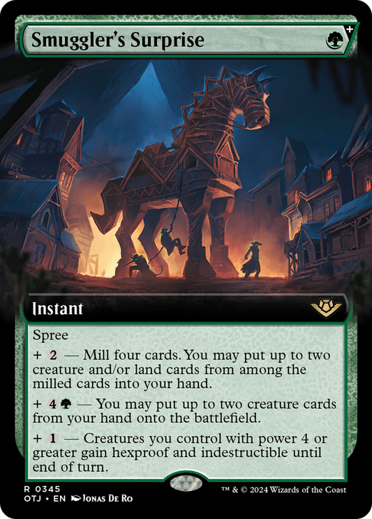 Smuggler's Surprise (OTJ-345) - [Outlaws of Thunder Junction]: (Extended Art, spree) Foil