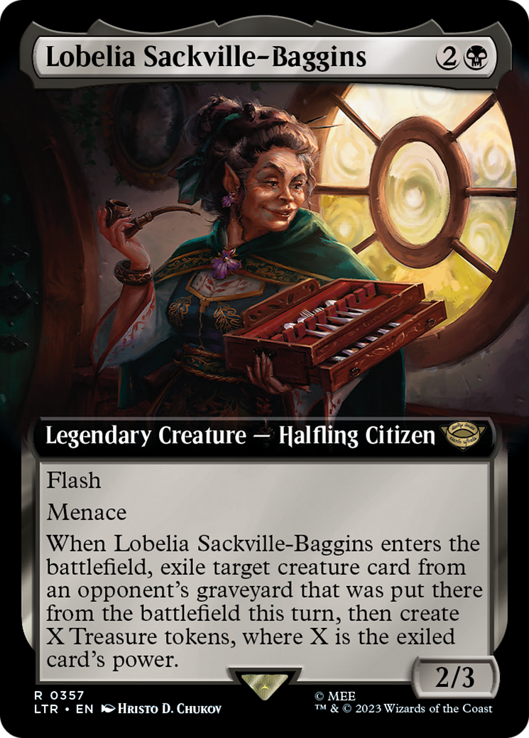 Lobelia Sackville-Baggins (LTR-357) - [The Lord of the Rings: Tales of Middle-earth]: (Extended Art)