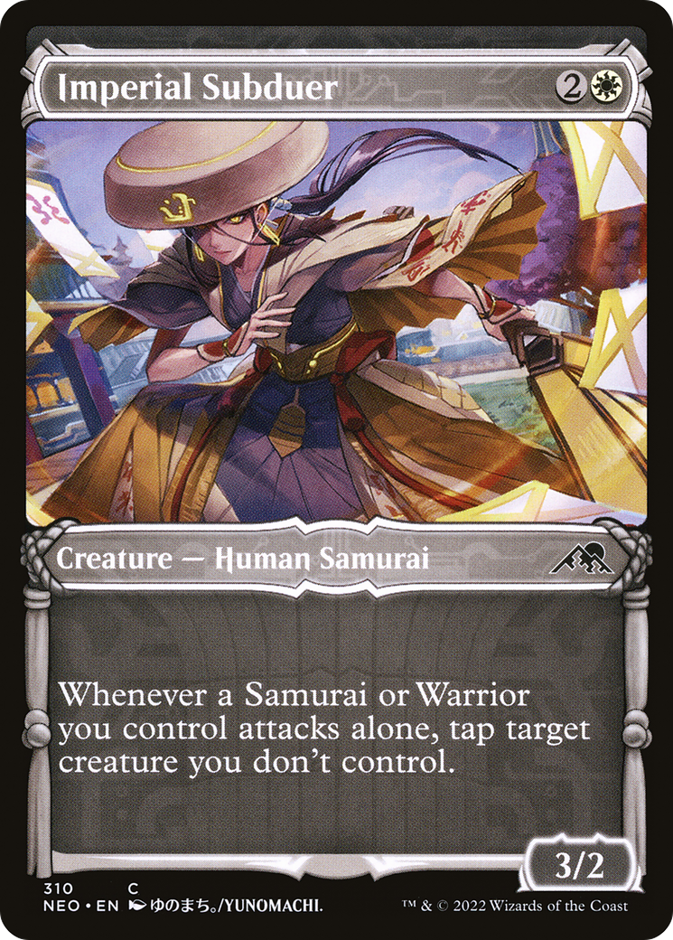 Imperial Subduer (NEO-310) - [Kamigawa: Neon Dynasty]: (Showcase)