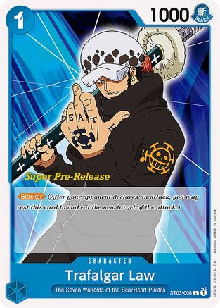 Trafalgar Law [Super Deck de Démarrage Pré-Release : Les Sept Seigneurs de Guerre de la Mer] 