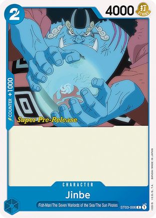 Jinbe [Super Deck de Démarrage Pré-Release : Les Sept Seigneurs de Guerre de la Mer] 
