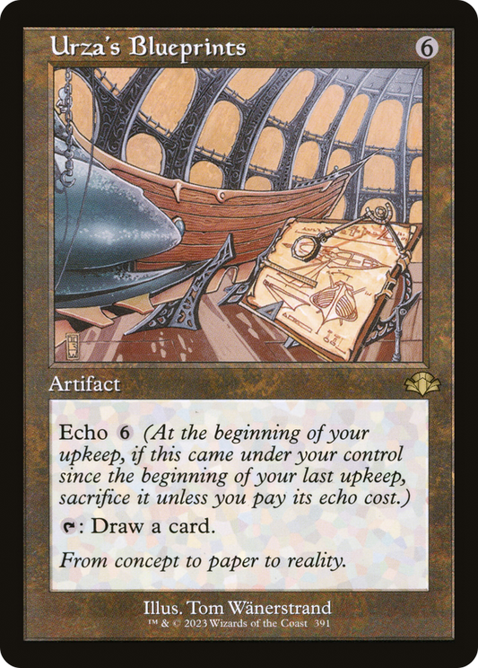 Urza's Blueprints (DMR-391) - [Dominaria Remastered] Foil