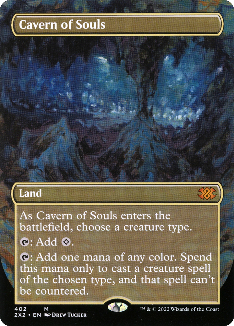 Cavern of Souls (2X2-402) - [Double Masters 2022] (Borderless) Foil