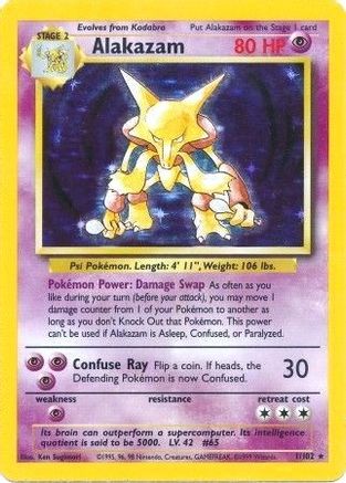 Alakazam (1/102) [Ensemble de base illimité] 