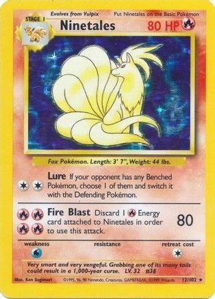 Ninetales 12/102 - [Base Set] Holofoil