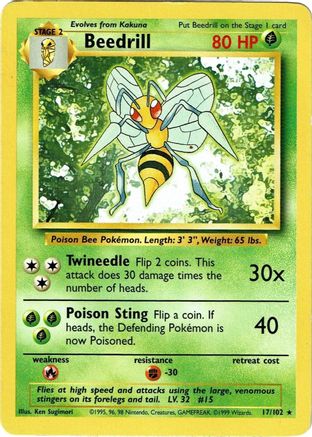 Beedrill 17/102 - [Base Set]