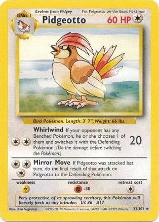 Pidgeotto 22/102 - [Base Set]