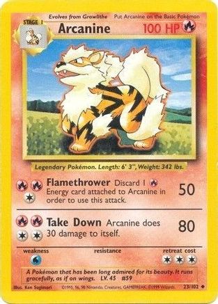 Arcanine 23/102 - [Base Set]