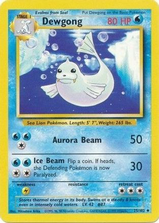 Dewgong 25/102 - [Base Set]