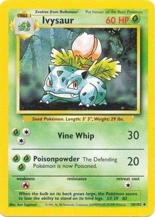 Ivysaur 30/102 - [Base Set]