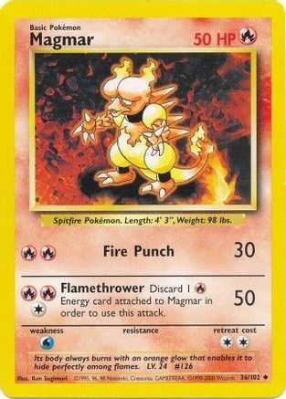 Magmar 36/102 - [Base Set]