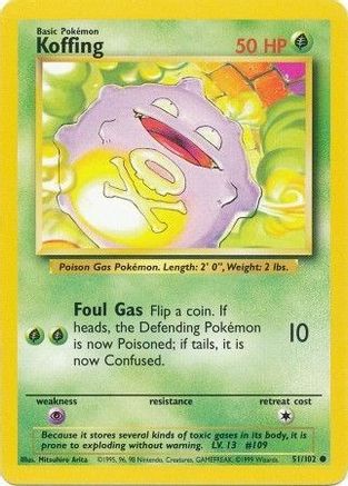 Koffing 51/102 - [Base Set]