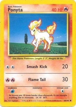 Ponyta 60/102 - [Base Set]