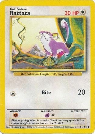 Rattata (61/102) [Ensemble de base illimité] 