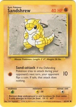 Sandshrew 62/102 - [Base Set]