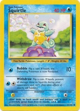 Squirtle 63/102 - [Base Set]