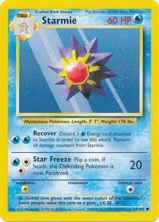 Starmie 64/102 - [Base Set]