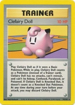 Clefairy Doll 70/102 - [Base Set]