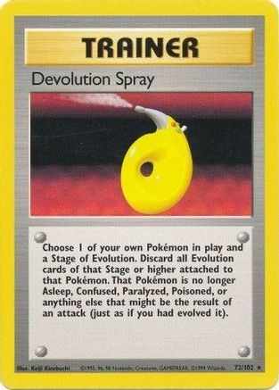 Devolution Spray 72/102 - [Base Set]