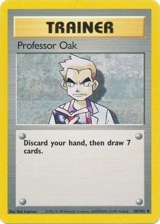 Professor Oak 88/102 - [Base Set]
