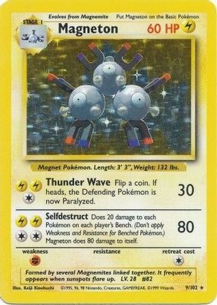 Magneton 9/102 - [Base Set] Holofoil