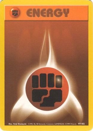 Fighting Energy 97/102 - [Base Set]