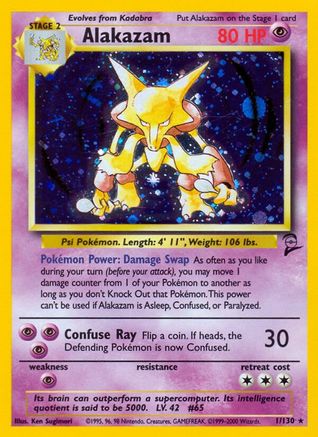 Alakazam 1/130 - [Base Set 2] Holofoil