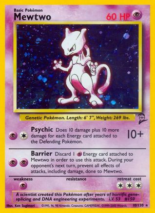 Mewtwo 10/130 - [Base Set 2] Holofoil