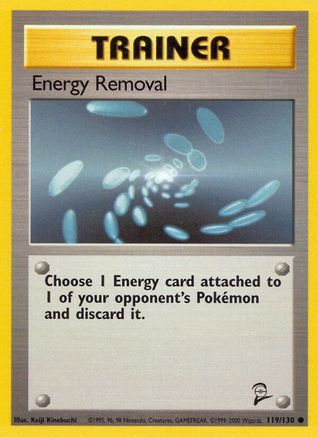 Energy Removal 119/130 - [Base Set 2]