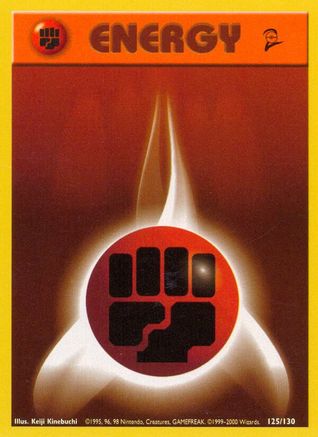 Fighting Energy 125/130 - [Base Set 2]
