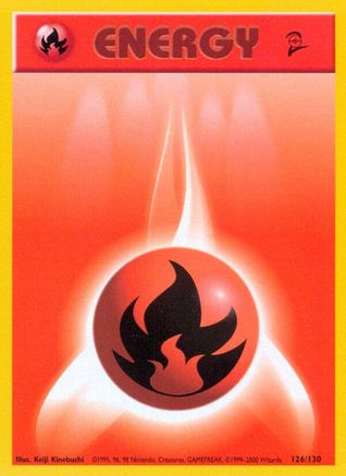 Fire Energy 126/130 - [Base Set 2]