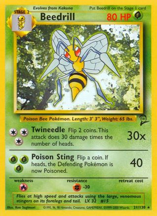 Beedrill (21/130) [Ensemble de base 2] 