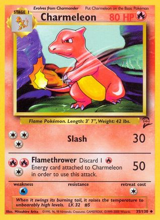 Charmeleon 35/130 - [Base Set 2]